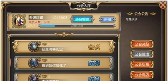 社交公会互动，提升游戏乐趣，共创高难度关卡